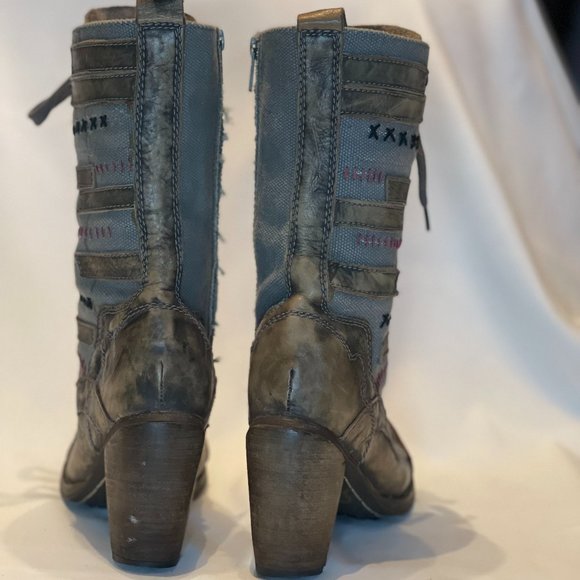 Feud Distressed Booties - Picture 4 of 8